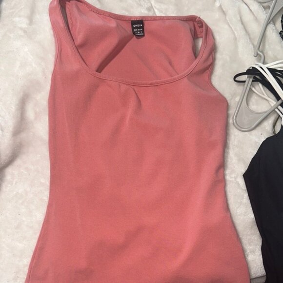 SHEIN Tops - SHEIN Dusty Pink Tank Top